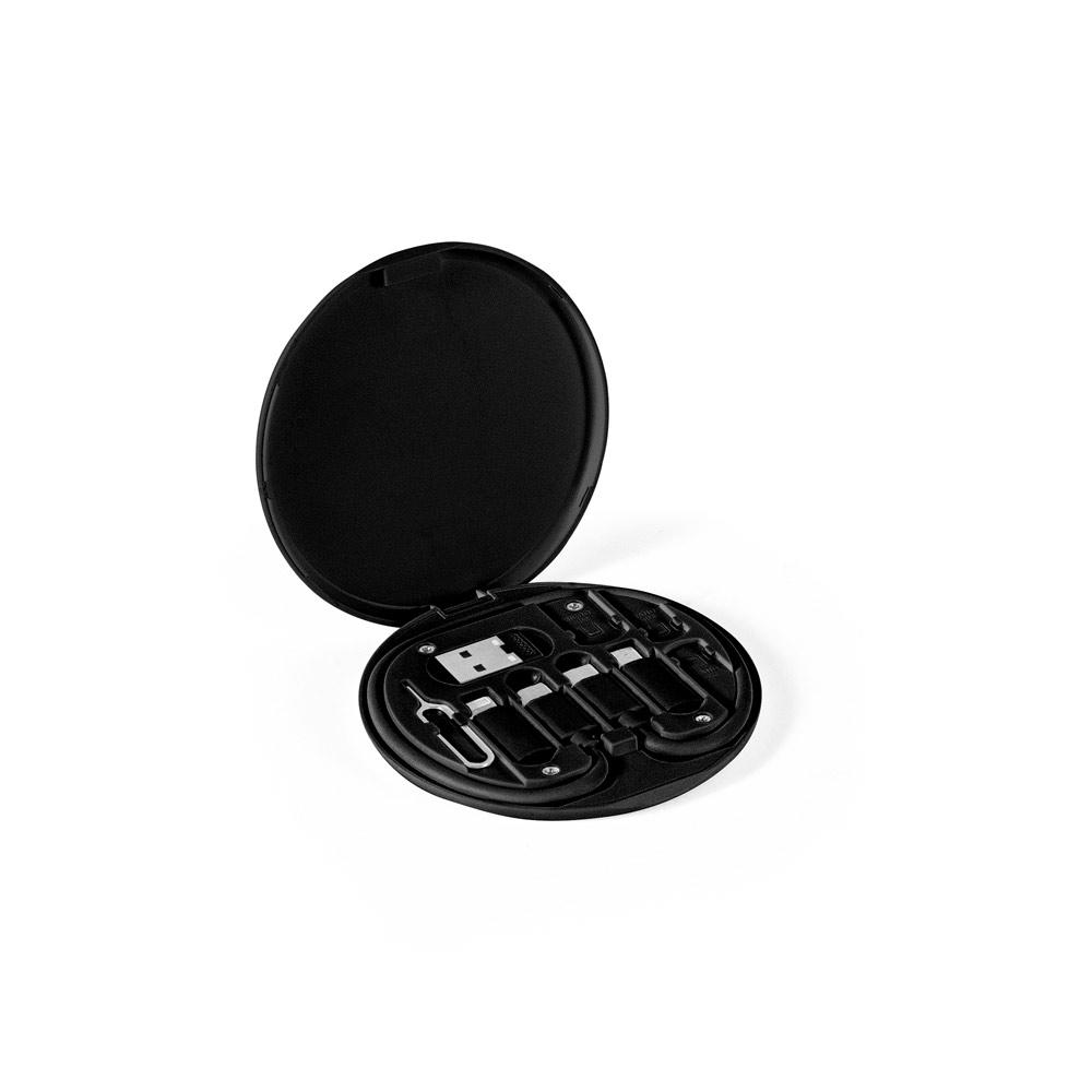 SYSTROM. Set de cablu și adaptor pentru încărcare ultrarapidă ABS 100% reciclat (100% rABS)