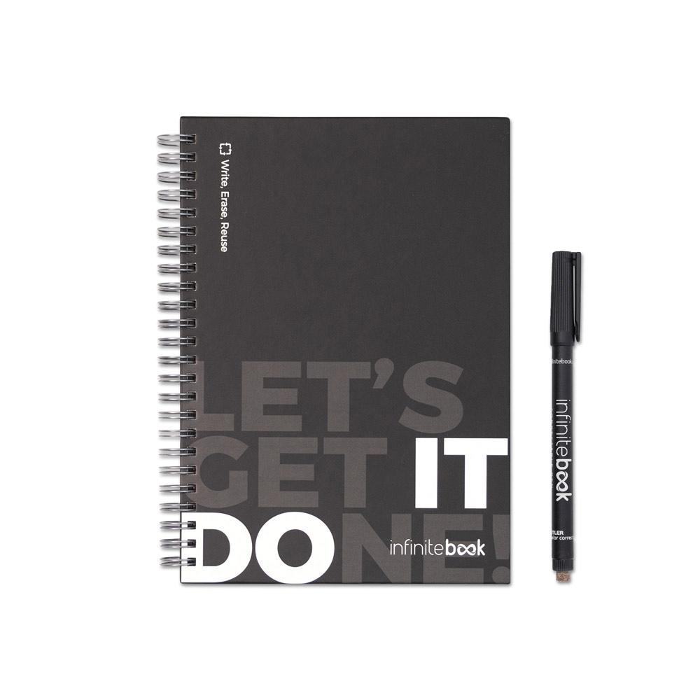 Kit Infinitebook Starter Kit, copertă tare și accesorii curățare Negru