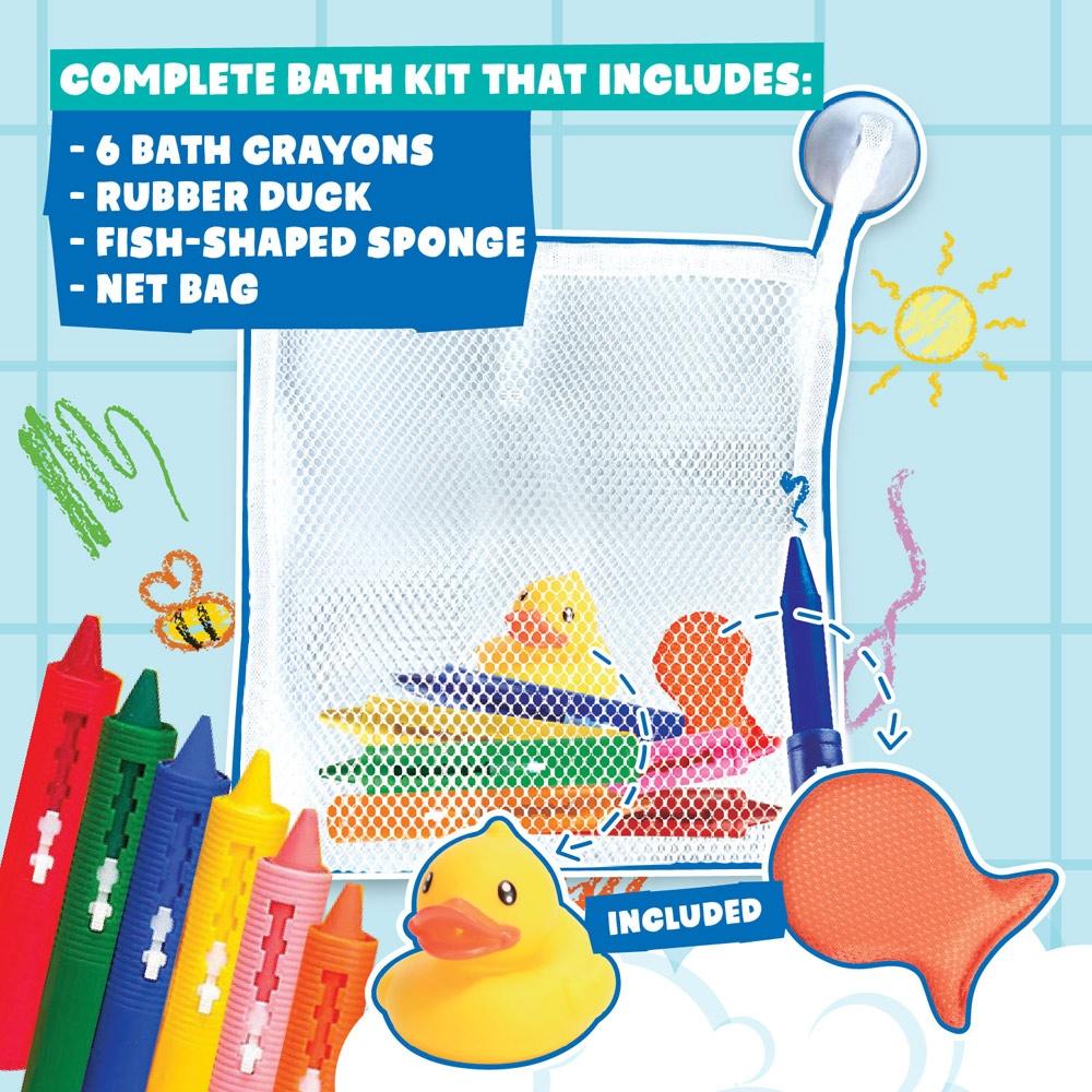 Creioane baie Bath Crayons, jucării didactice Asortat