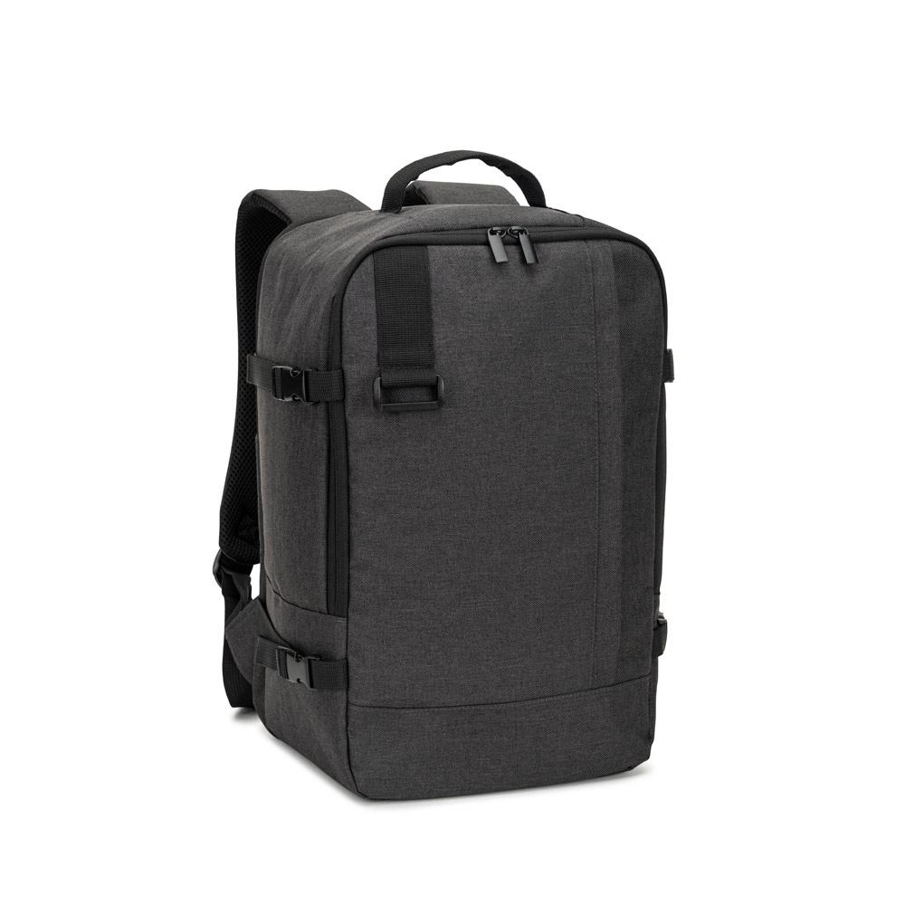Rucsac Cies din poliester reciclat 600D, dimensiuni companii aeriene Gri închis