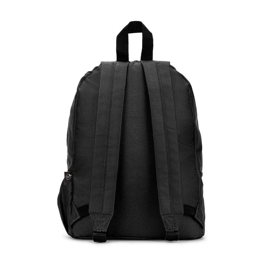 Rucsac clasic Rosario din poliester reciclat 600D Negru