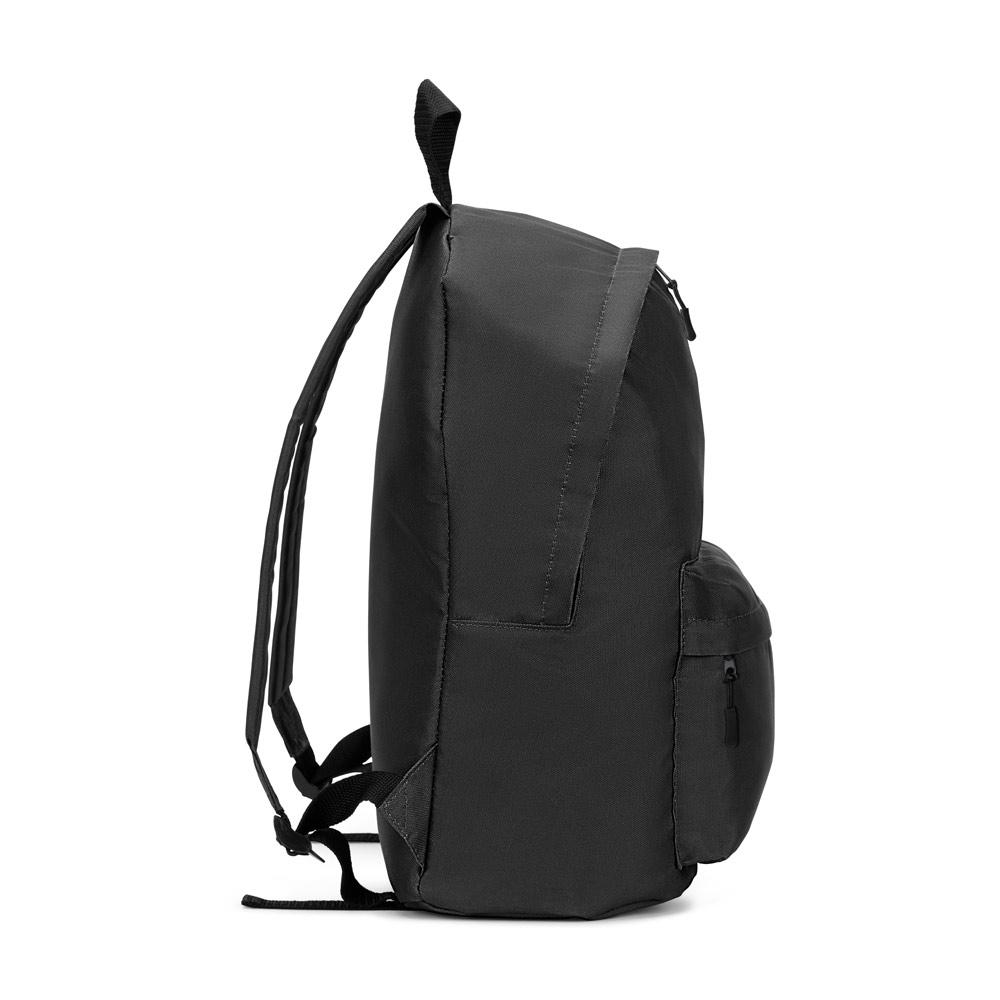 Rucsac clasic Rosario din poliester reciclat 600D Negru