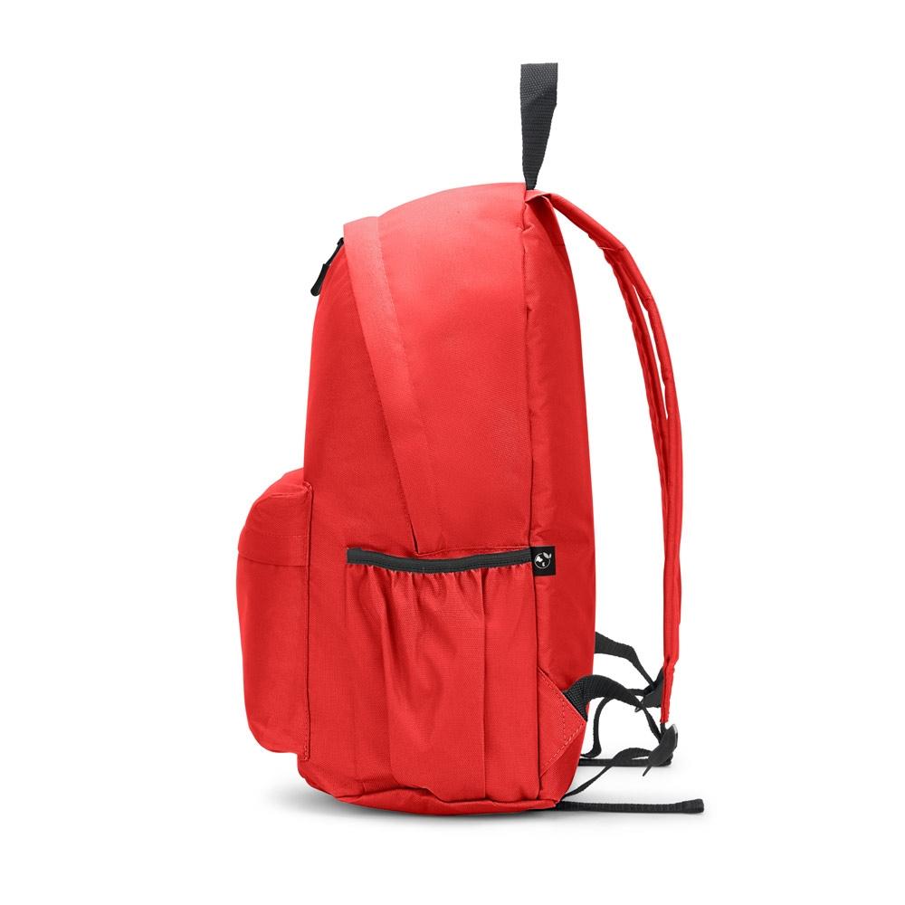 Rucsac clasic Rosario din poliester reciclat 600D Roșu