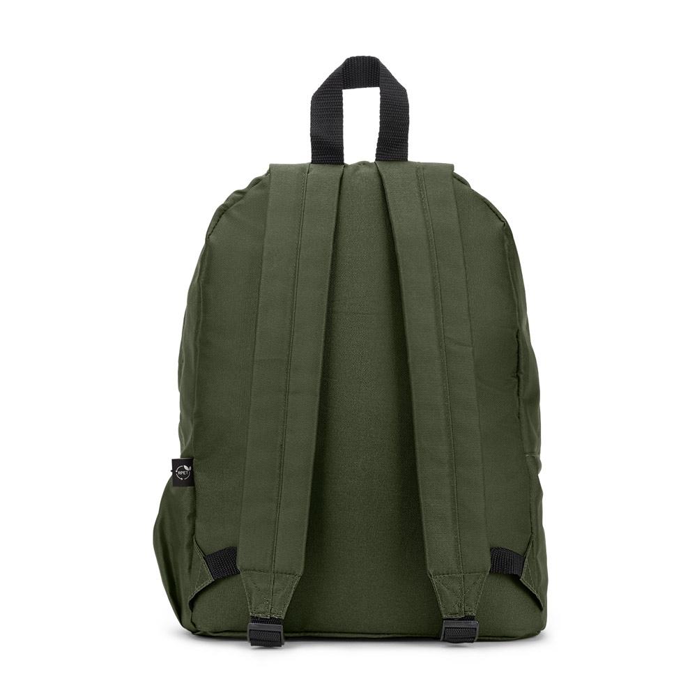 Rucsac clasic Rosario din poliester reciclat 600D Verde închis