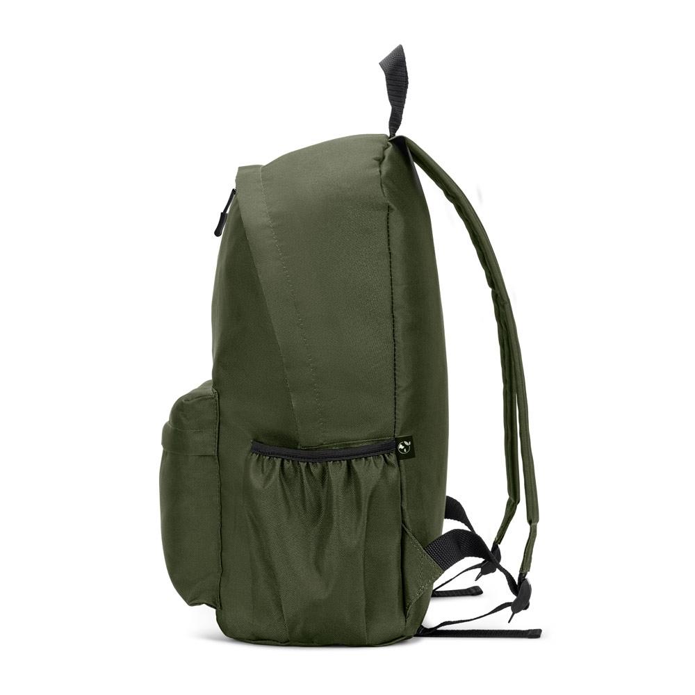 Rucsac clasic Rosario din poliester reciclat 600D Verde închis
