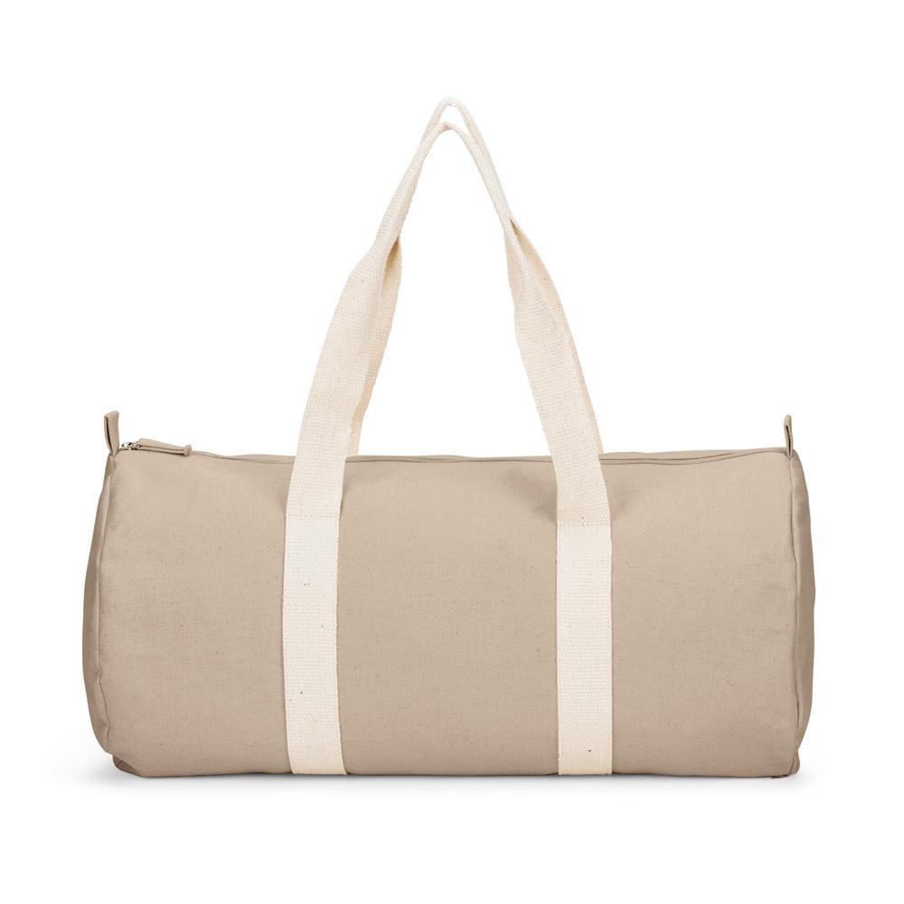 Geantă sport Saint Sport din bumbac și poliester reciclat, 380 g/m² Natural