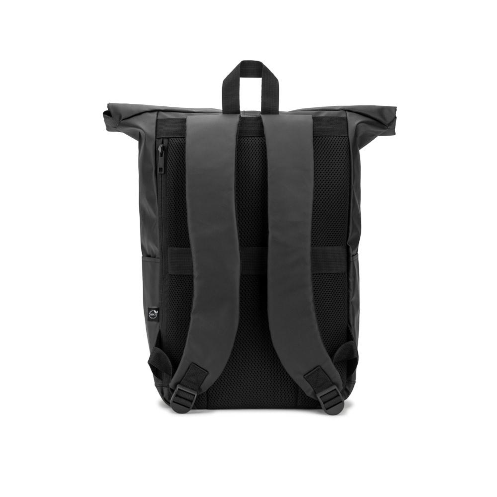 Rucsac Roll Top Osasco Bpack din poliester reciclat 600D Negru