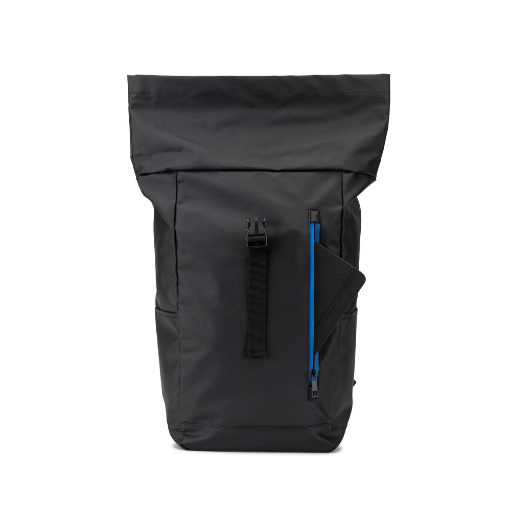 Rucsac Roll Top Osasco Bpack din poliester reciclat 600D Albastru Royal