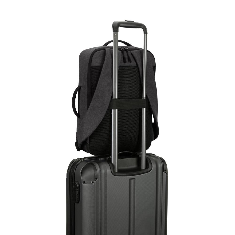 Rucsac laptop 15.6” Niamey din poliester reciclat 300D Gri închis
