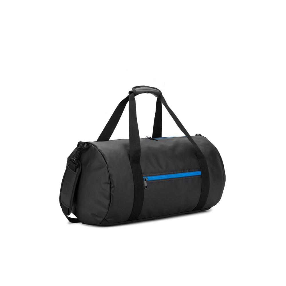 Geantă sport cilindrică Osasco Sport din poliester reciclat 600D, compartiment pantofi