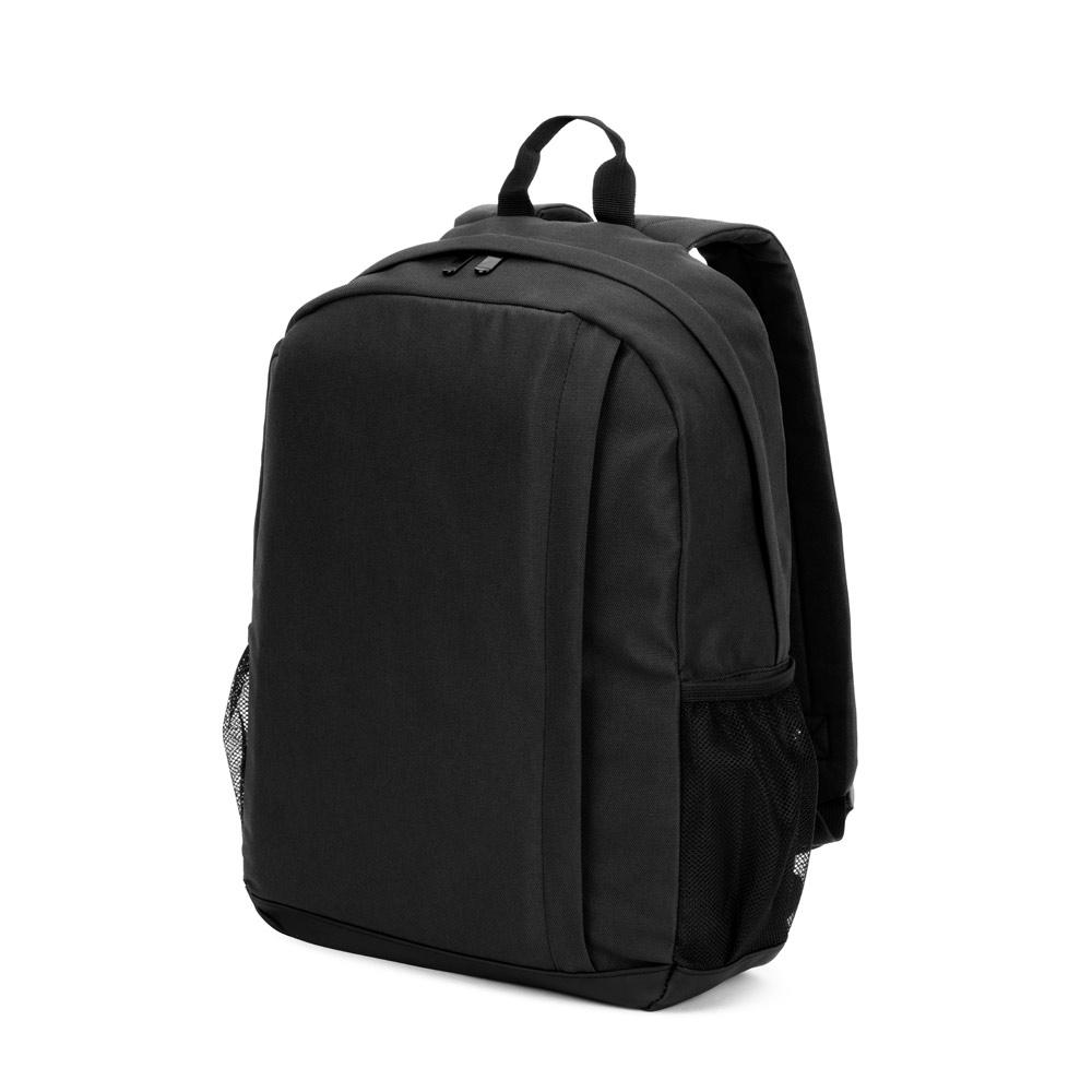 Rucsac laptop 15'' Liverpool din poliester reciclat 600D Negru