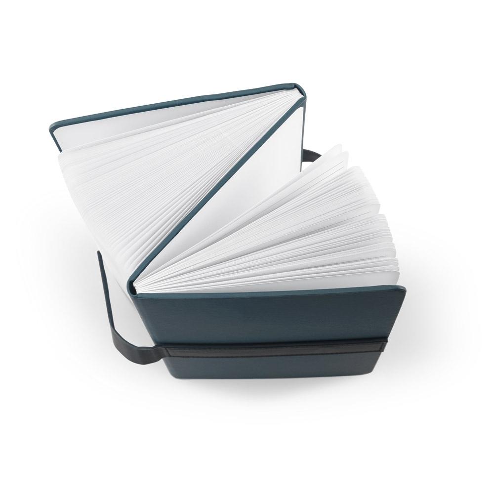Bloc de notițe A5 Sanderson din PU reciclat, pagini liniate și simple Albastru