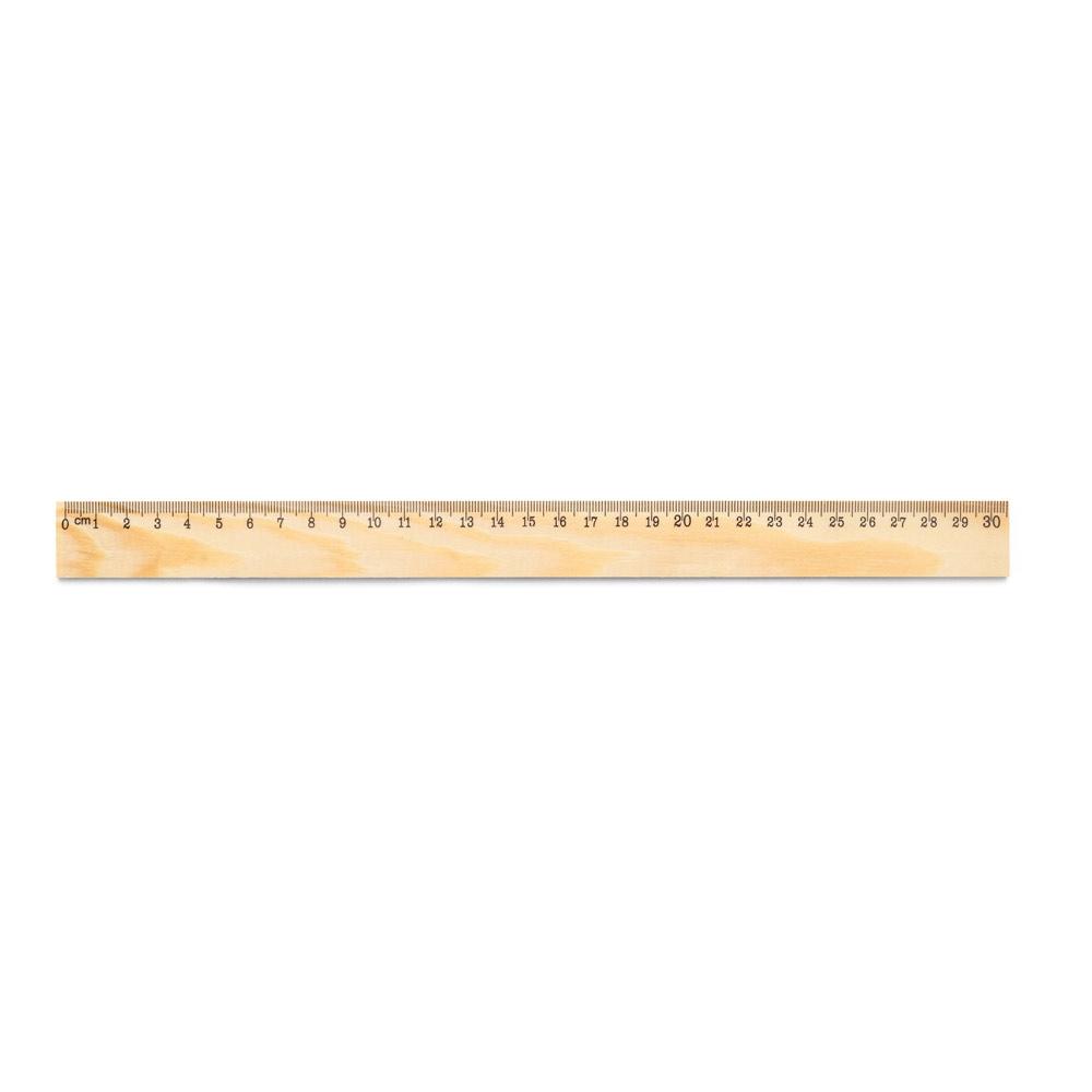 Riglă pin Wesley 30, scală 30 cm Natural deschis