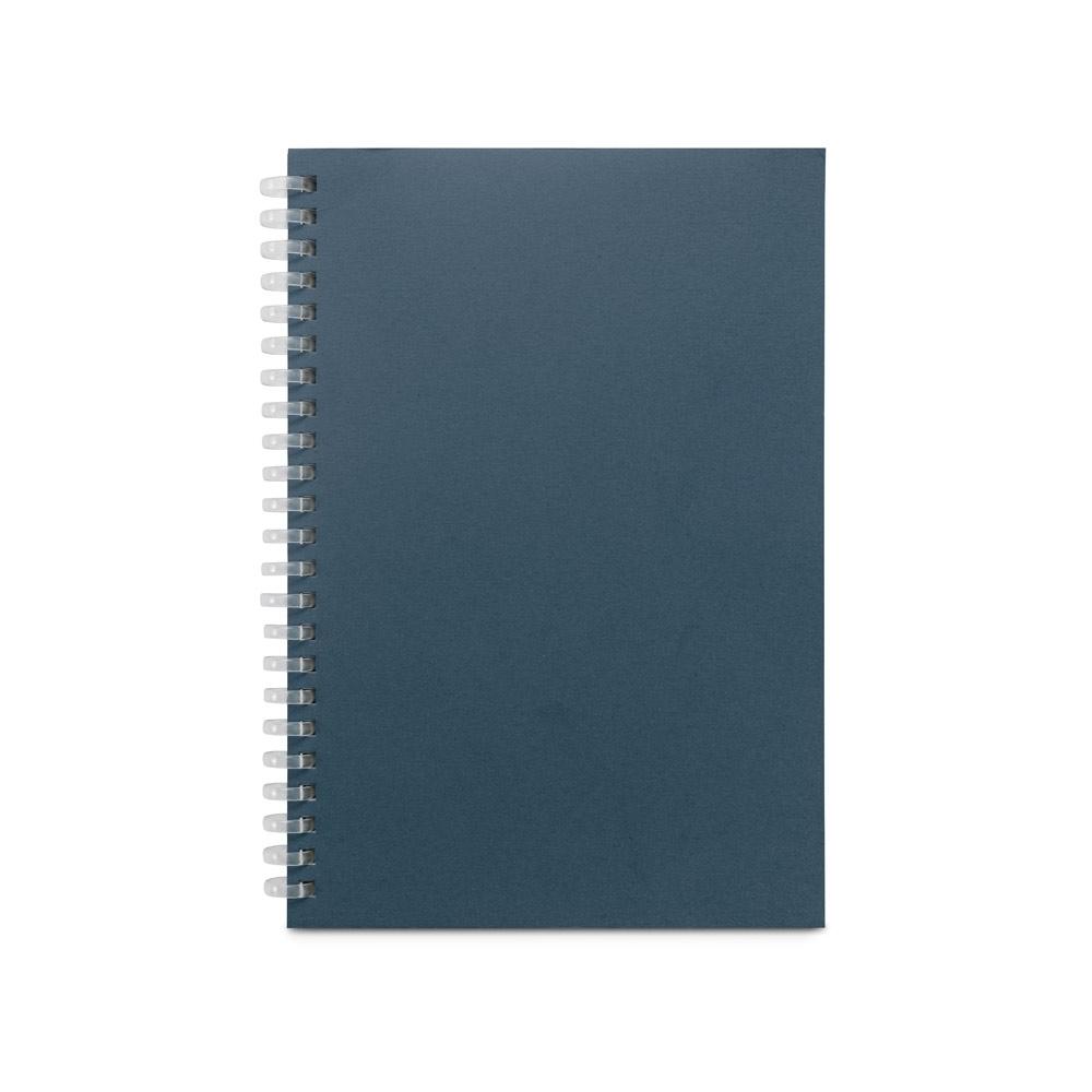 Blocnotes A5 Schiller din hârtie 100% reciclată, copertă flexibilă Albastru