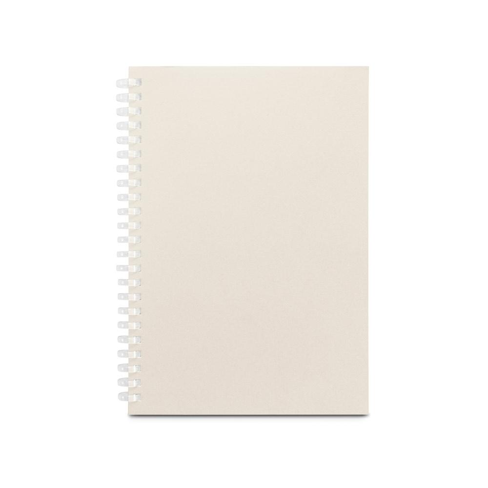 Blocnotes A5 Schiller din hârtie 100% reciclată, copertă flexibilă Gri deschis
