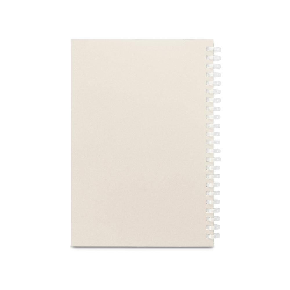 Blocnotes A5 Schiller din hârtie 100% reciclată, copertă flexibilă Gri deschis