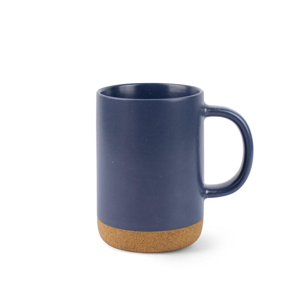 Cană ceramică Constellation Cork, bază plută, 320 ml Albastru marin