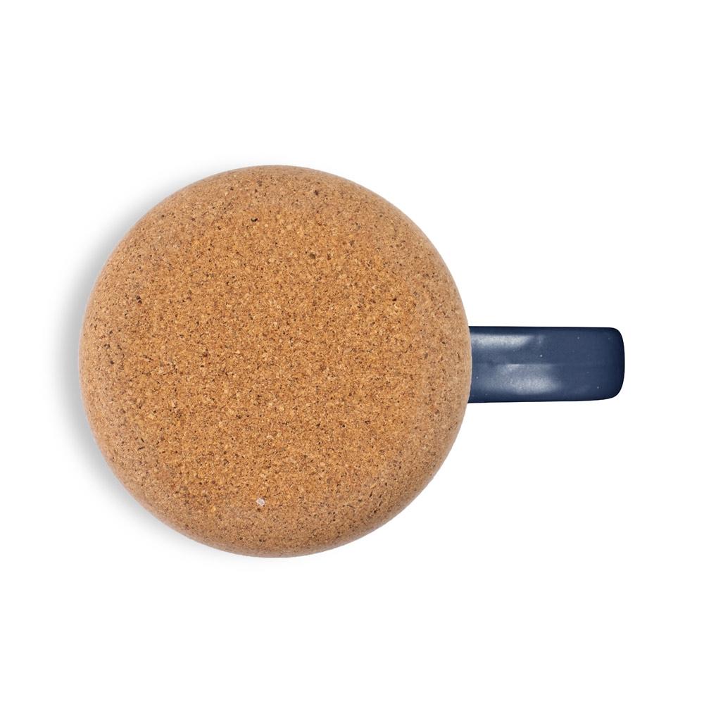 Cană ceramică Constellation Cork, bază plută, 320 ml Albastru marin