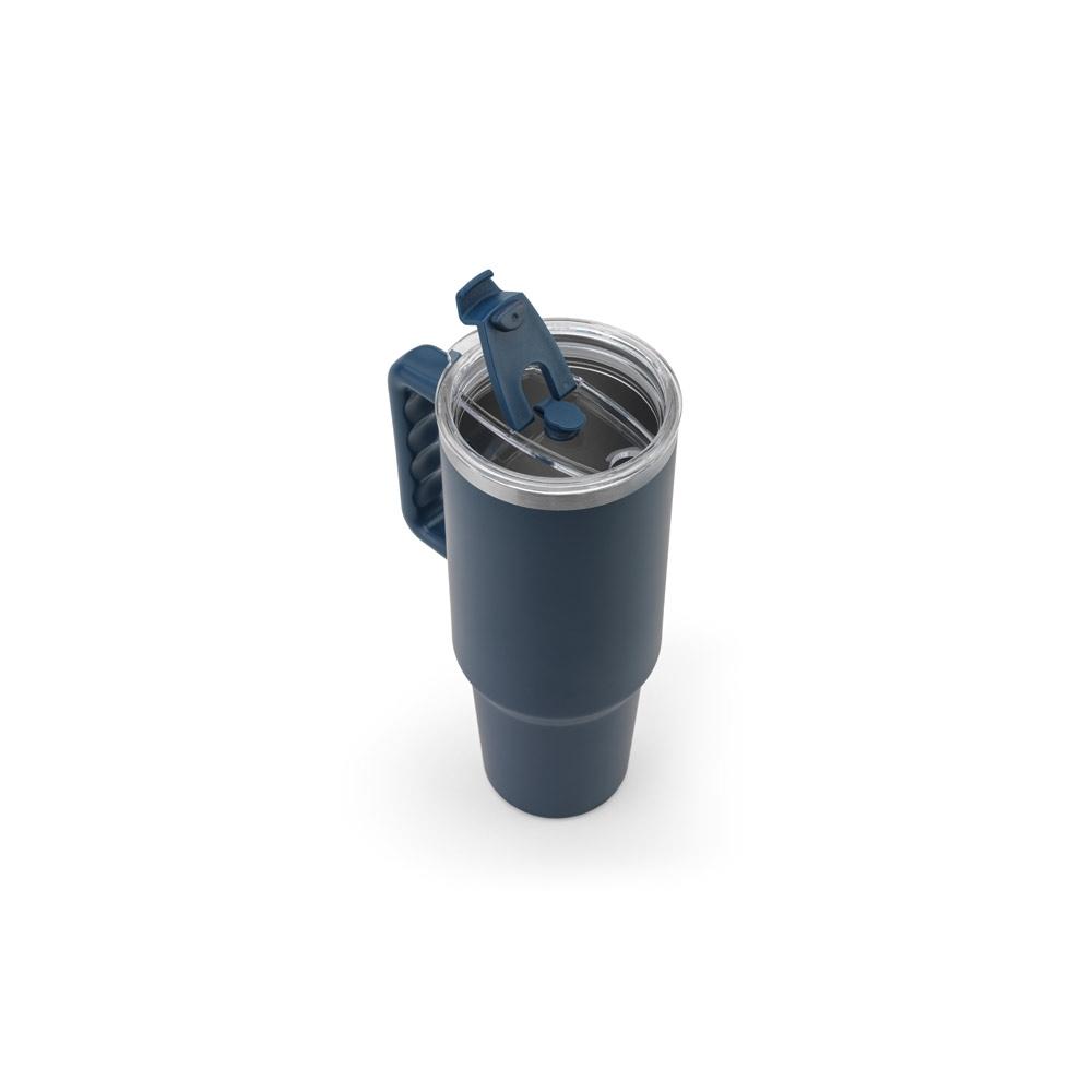 Pahar călătorie Joyner Xl din oțel inoxidabil reciclat, perete dublu vidat, 1300 ml Albastru marin