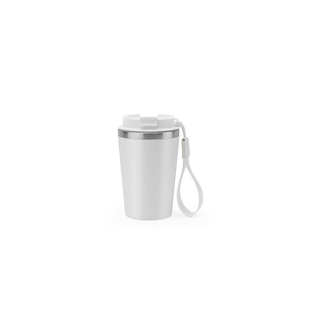 Cană călătorie Spitz din oțel inoxidabil reciclat și PP, finisaj mat, 440 ml