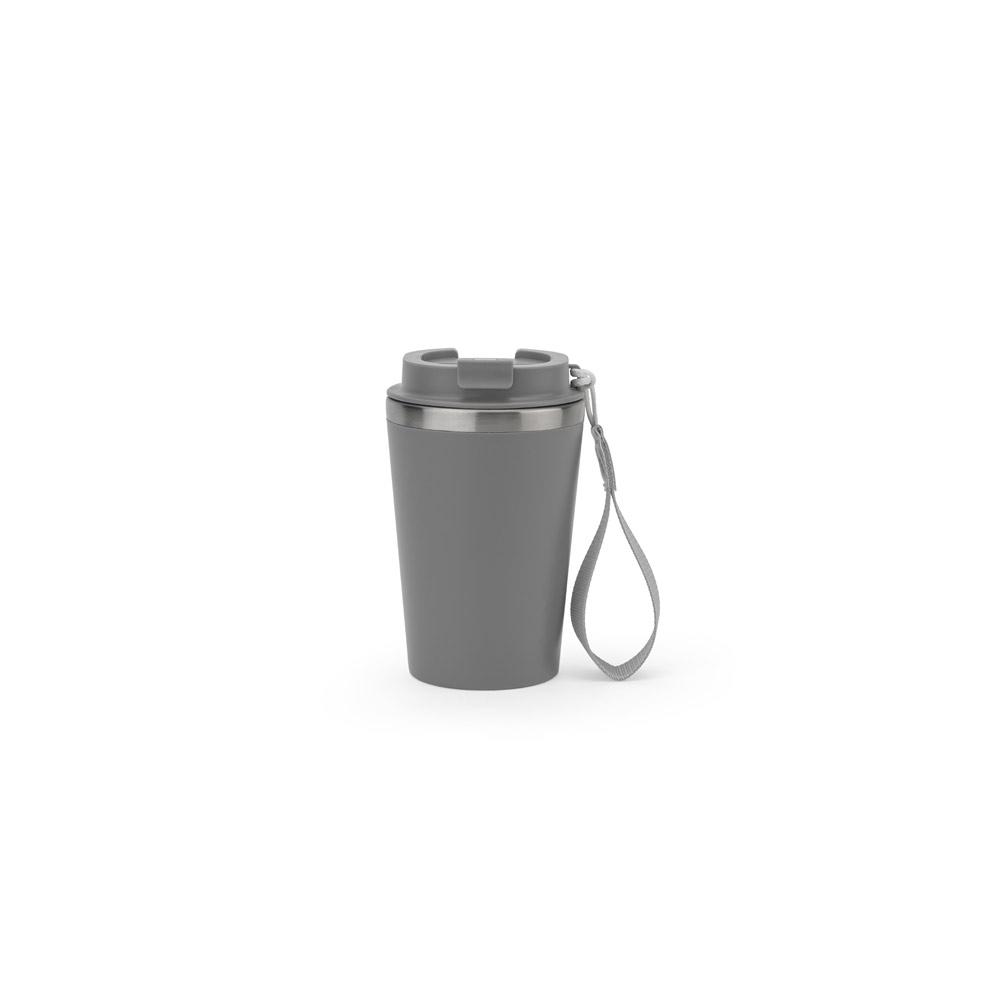 Cană călătorie Spitz din oțel inoxidabil reciclat și PP, finisaj mat, 440 ml