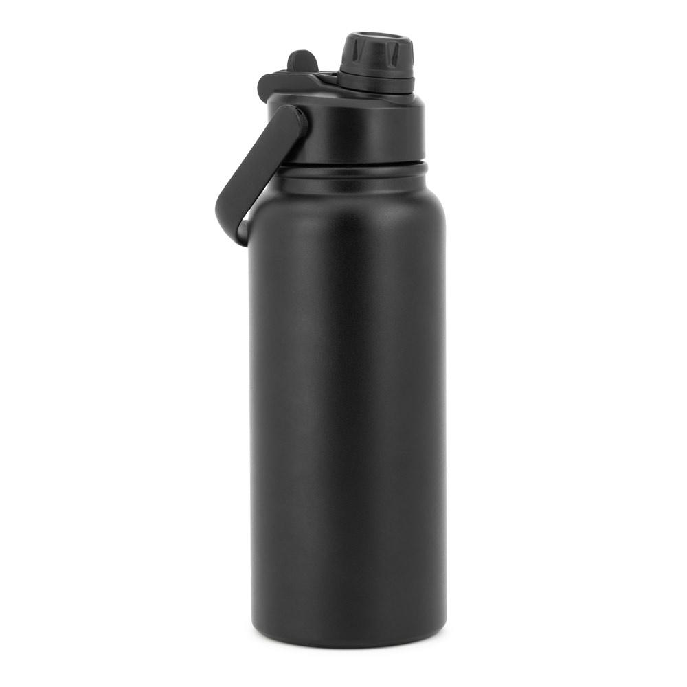 Sticlă oțel inoxidabil Alcaraz, 90% reciclat, perete dublu vidat Negru