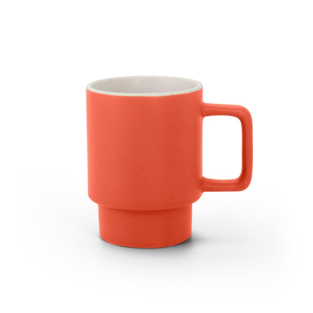 Cană ceramică Kuerten, finisaj mat, 330 ml Roșu