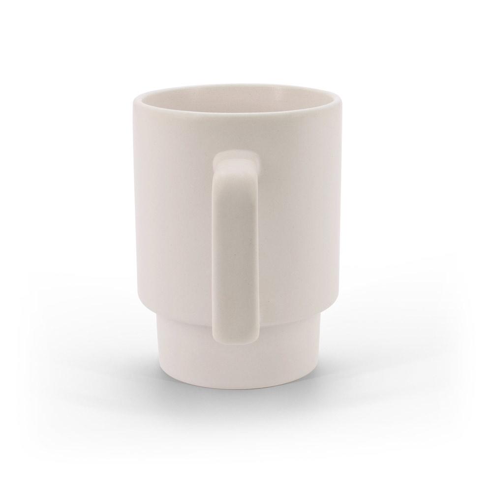 Cană ceramică Kuerten, finisaj mat, 330 ml Alb pastelat