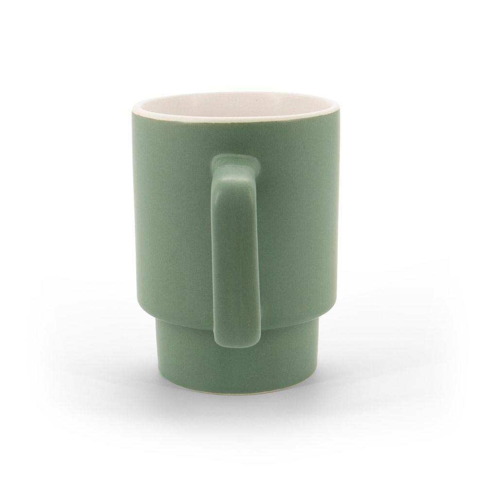 Cană ceramică Kuerten, finisaj mat, 330 ml Verde armată