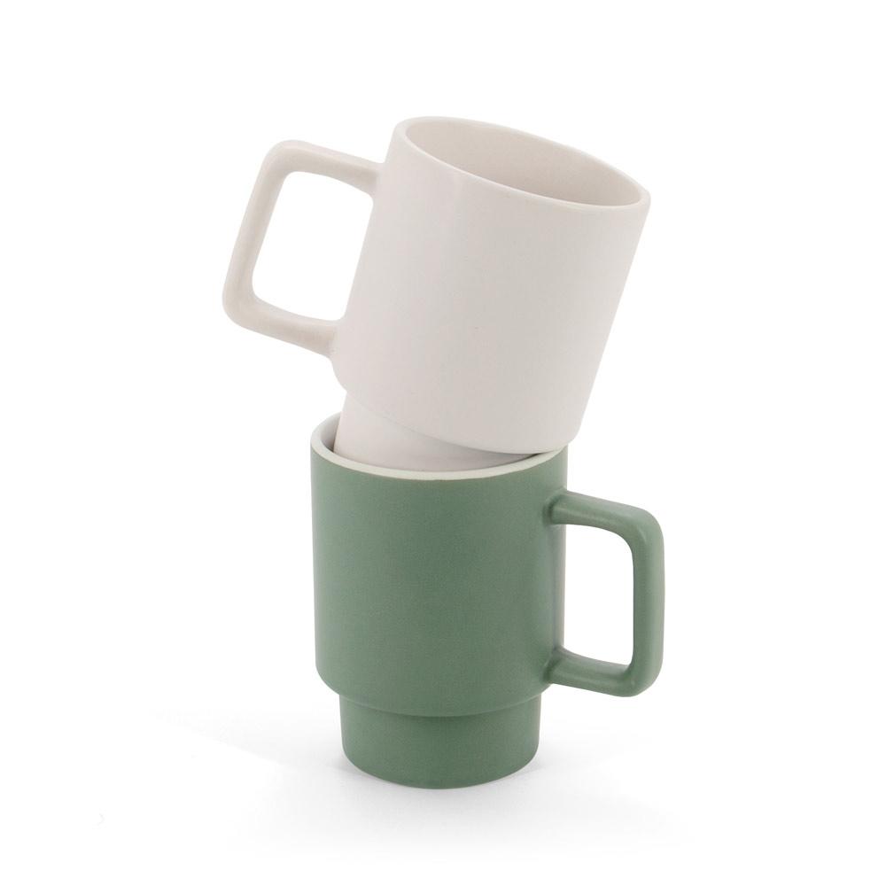 Cană ceramică Kuerten, finisaj mat, 330 ml Verde armată
