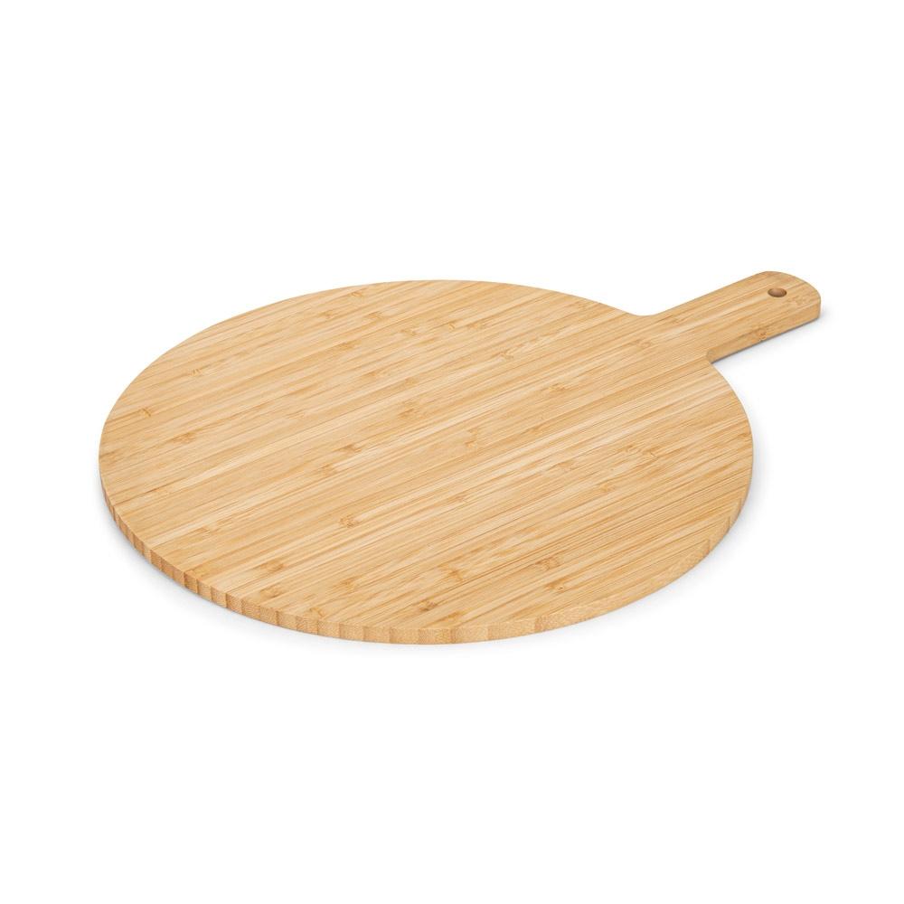 Tavă rotundă Cheesano din bambus Natural