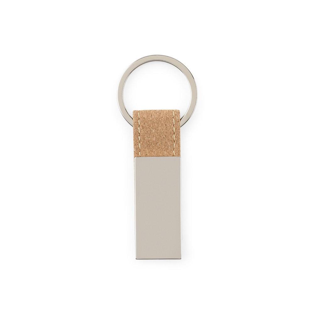 Set portcard și breloc Gosling din metal și plută Natural