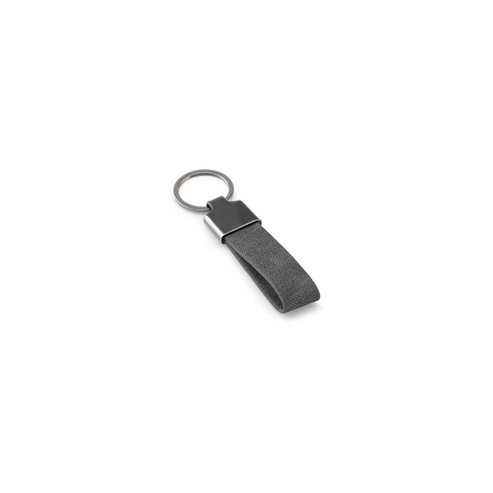 Set portcard și breloc Vaughn din metal și poliester reciclat rPET Gri închis