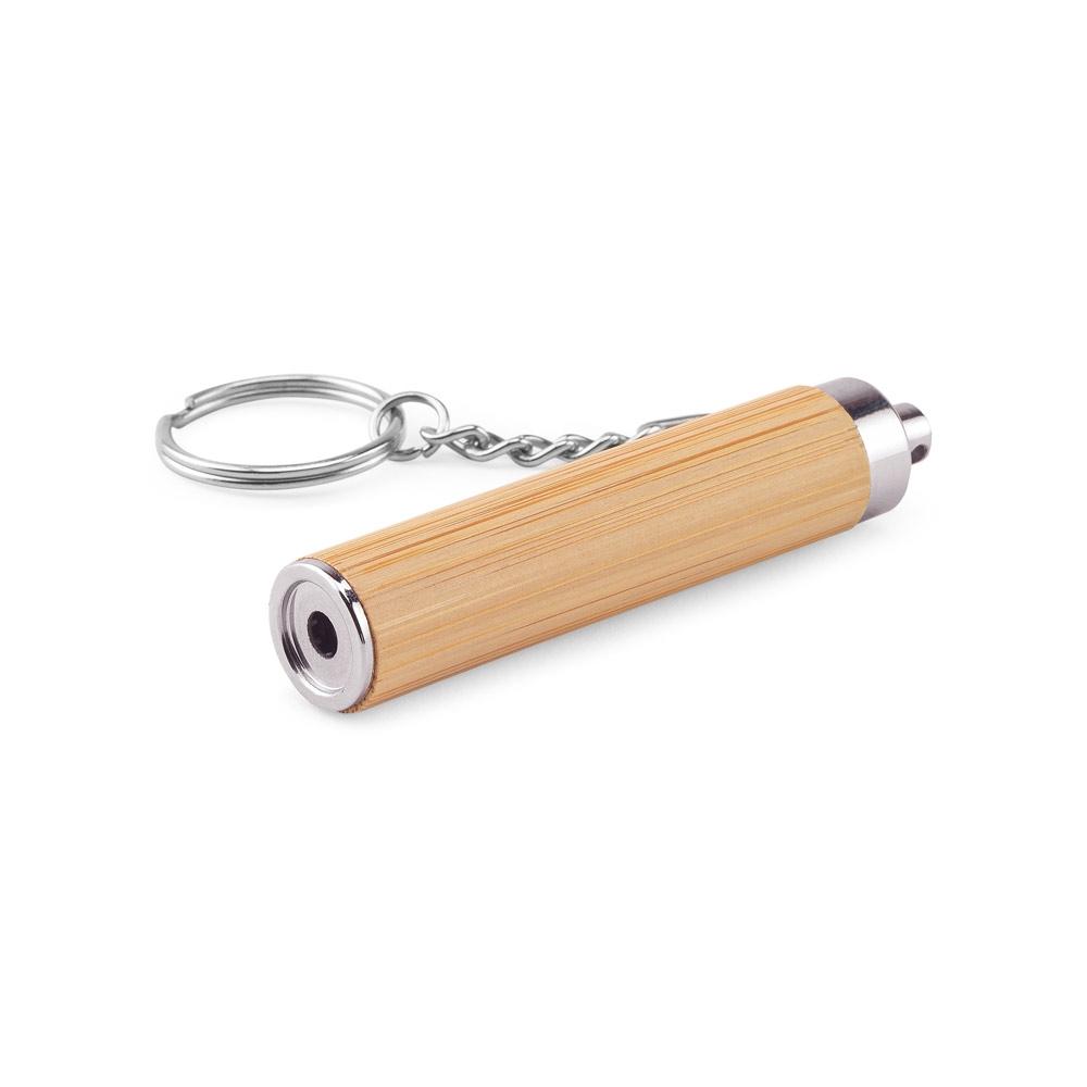 Breloc bambus Rachel cu lanternă LED Natural