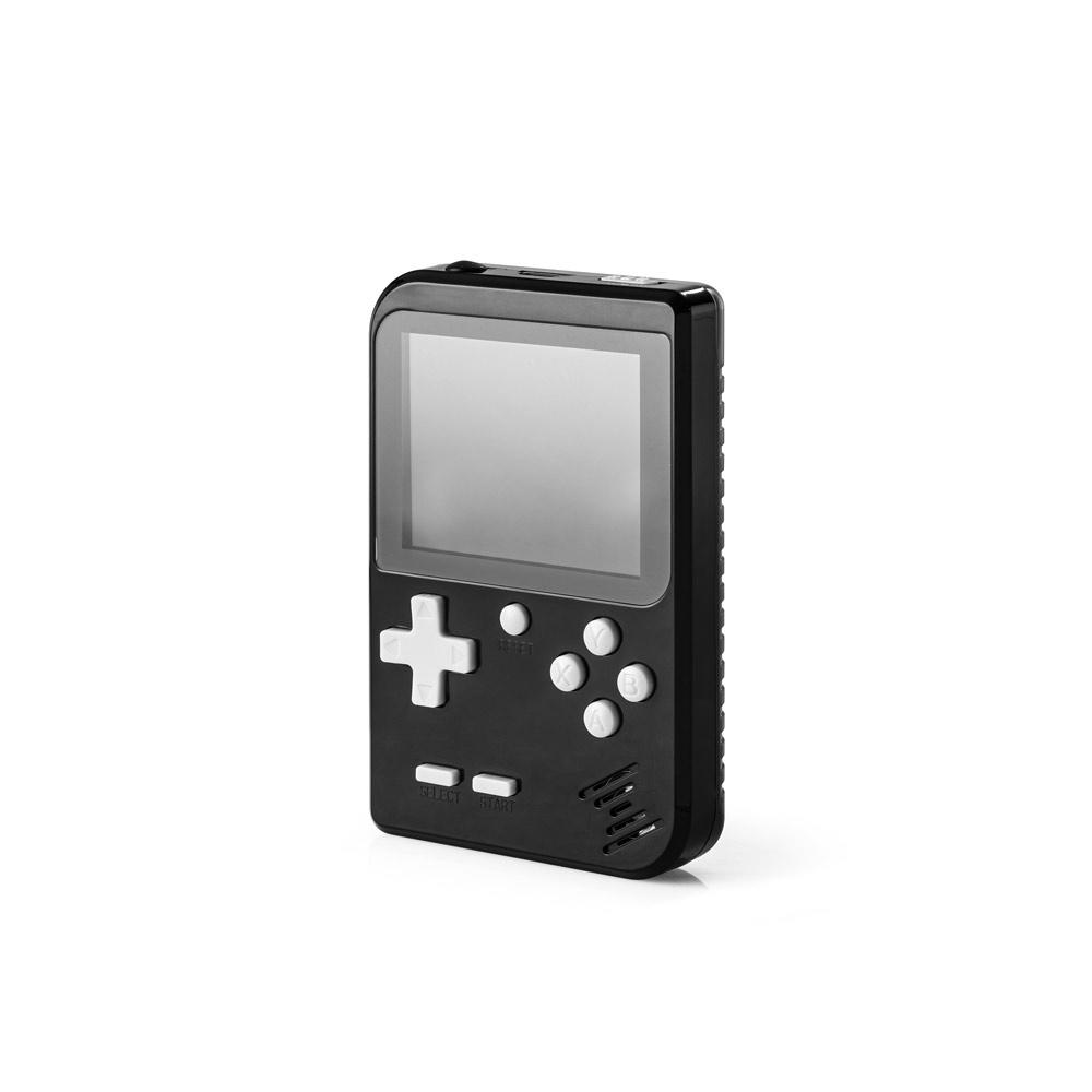 Consolă jocuri portabilă Bowser, 256 jocuri clasice Negru