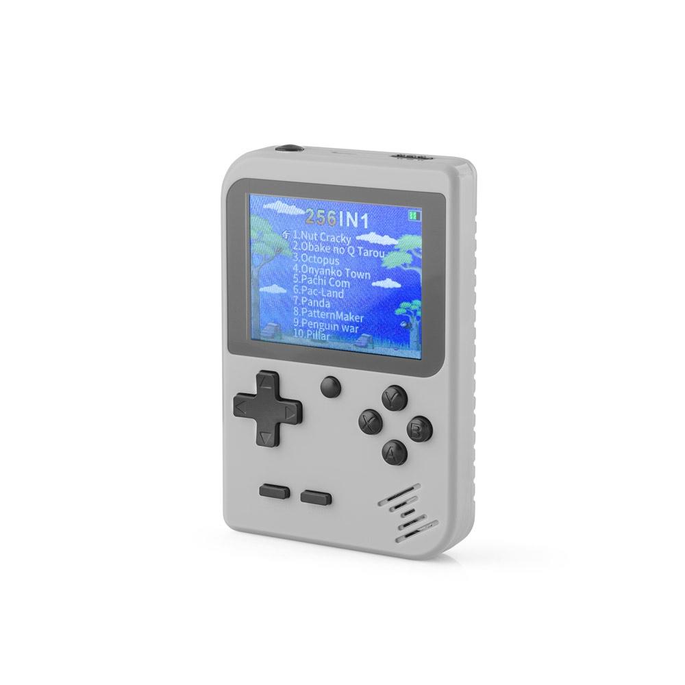 Consolă jocuri portabilă Bowser, 256 jocuri clasice Gri