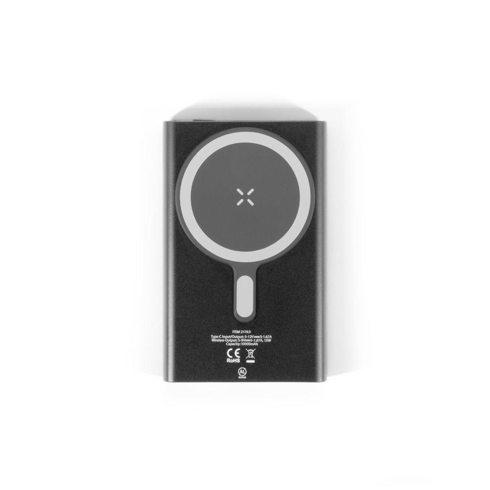 Baterie externă magnetică Wright 5 din aluminiu și ABS reciclat, 5.000 mAh
