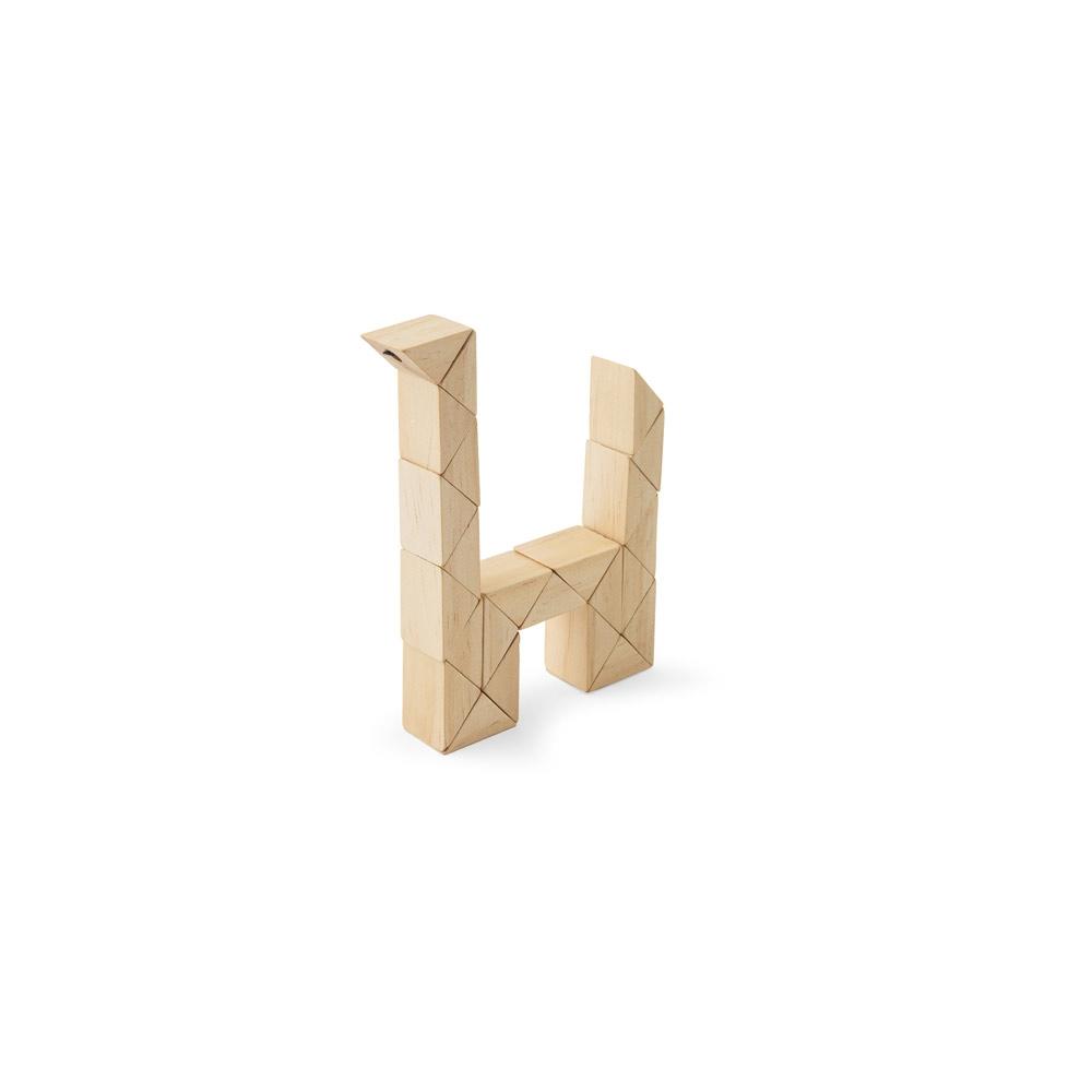 Puzzle lemn Thinko, 24 piese Natural