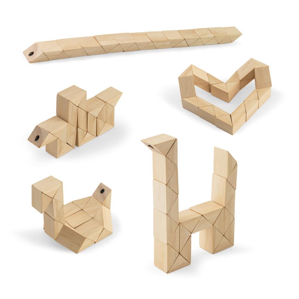 Puzzle lemn Thinko, 24 piese Natural