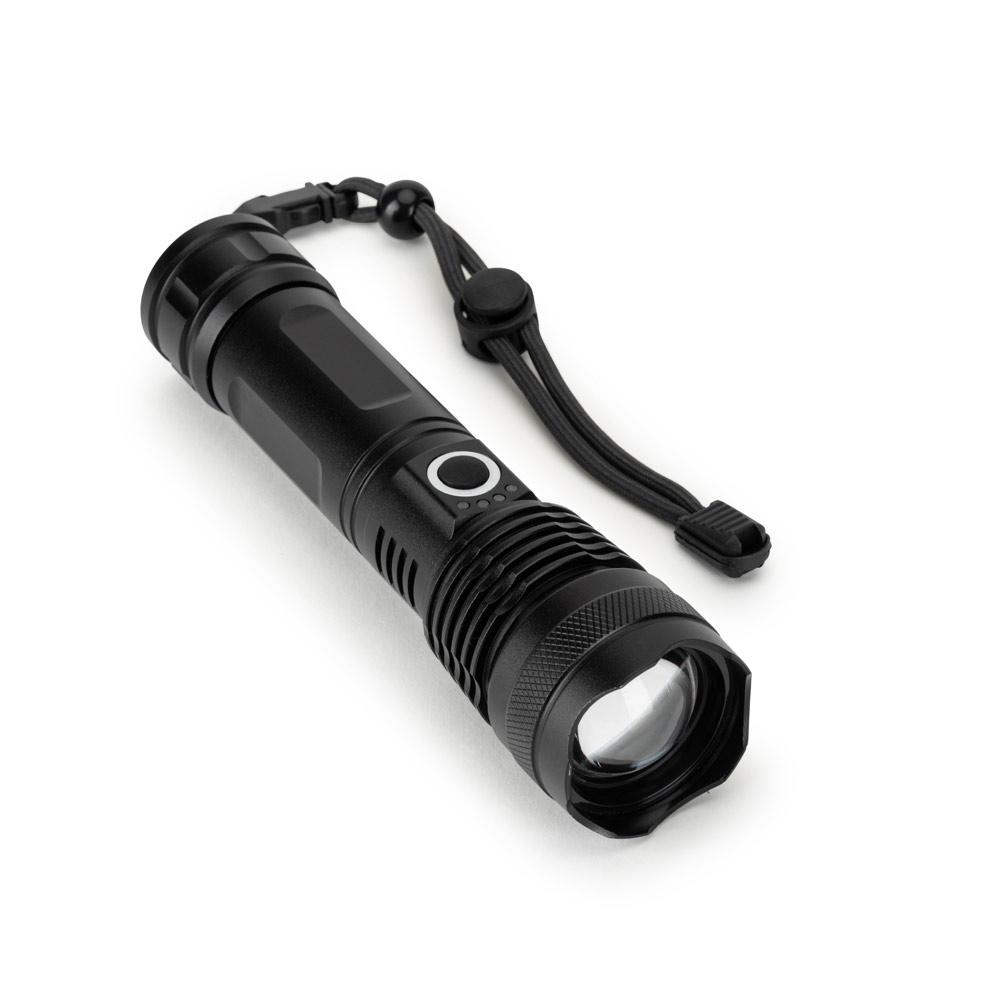 Lanternă reîncărcabilă 10W Yvian din aluminiu rAL Negru