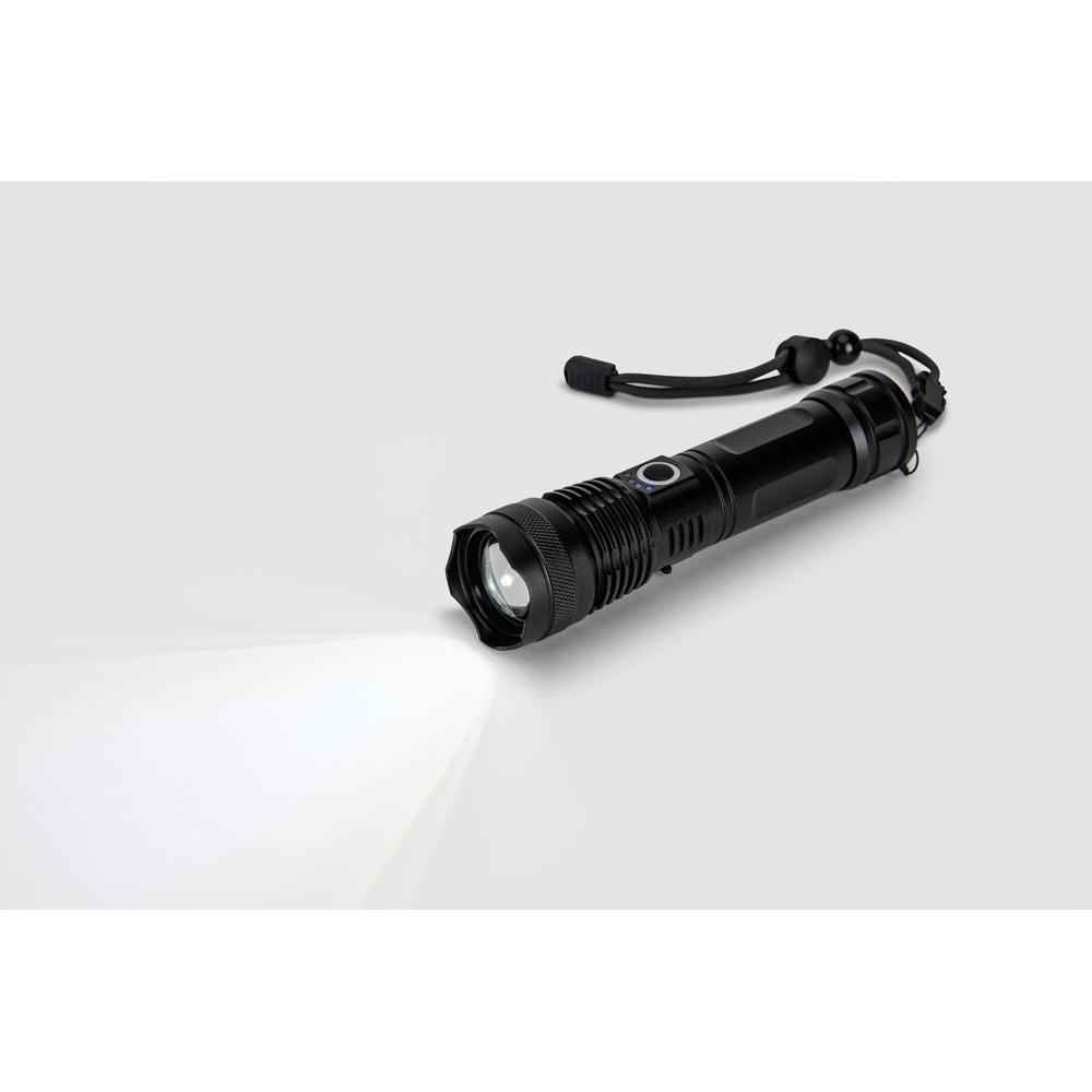 Lanternă reîncărcabilă 10W Yvian din aluminiu rAL Negru