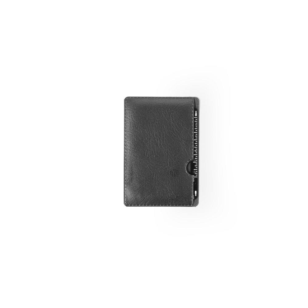 Card multifuncțional Peebles din oțel inoxidabil, 20 funcții Negru
