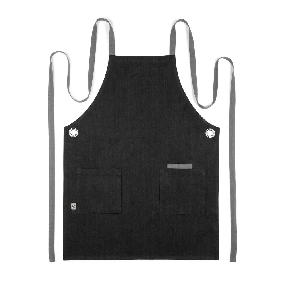 Șorț Cardamom din bumbac și poliester reciclat, 220 g/m²