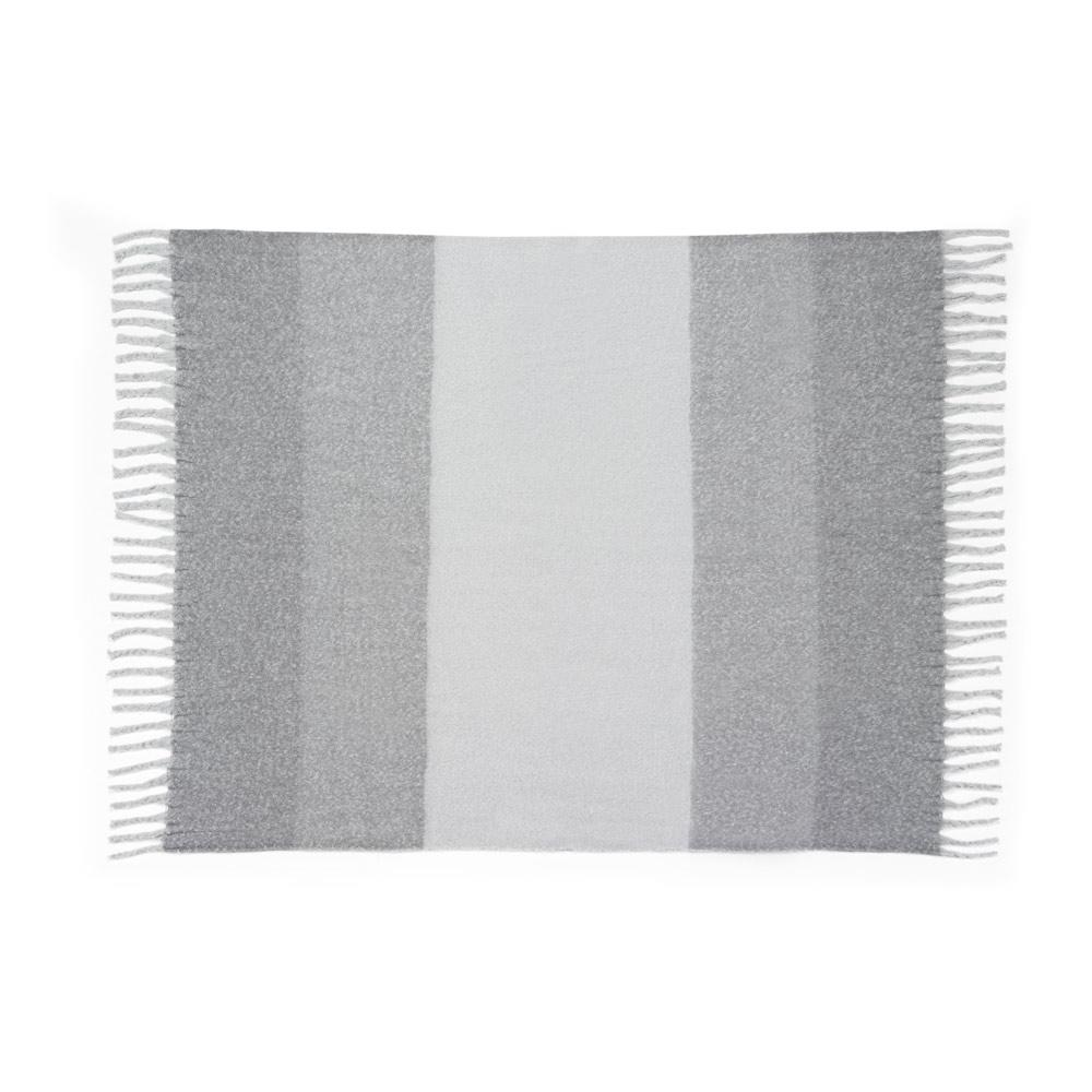 Pătură Comfy din poliester reciclat rPET, aspect mohair, 300 g/m² Gri