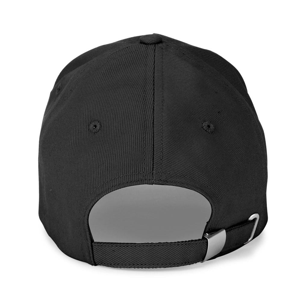 Șapcă bumbac 100% Ashton, 5 panouri, 260 g/m² Negru