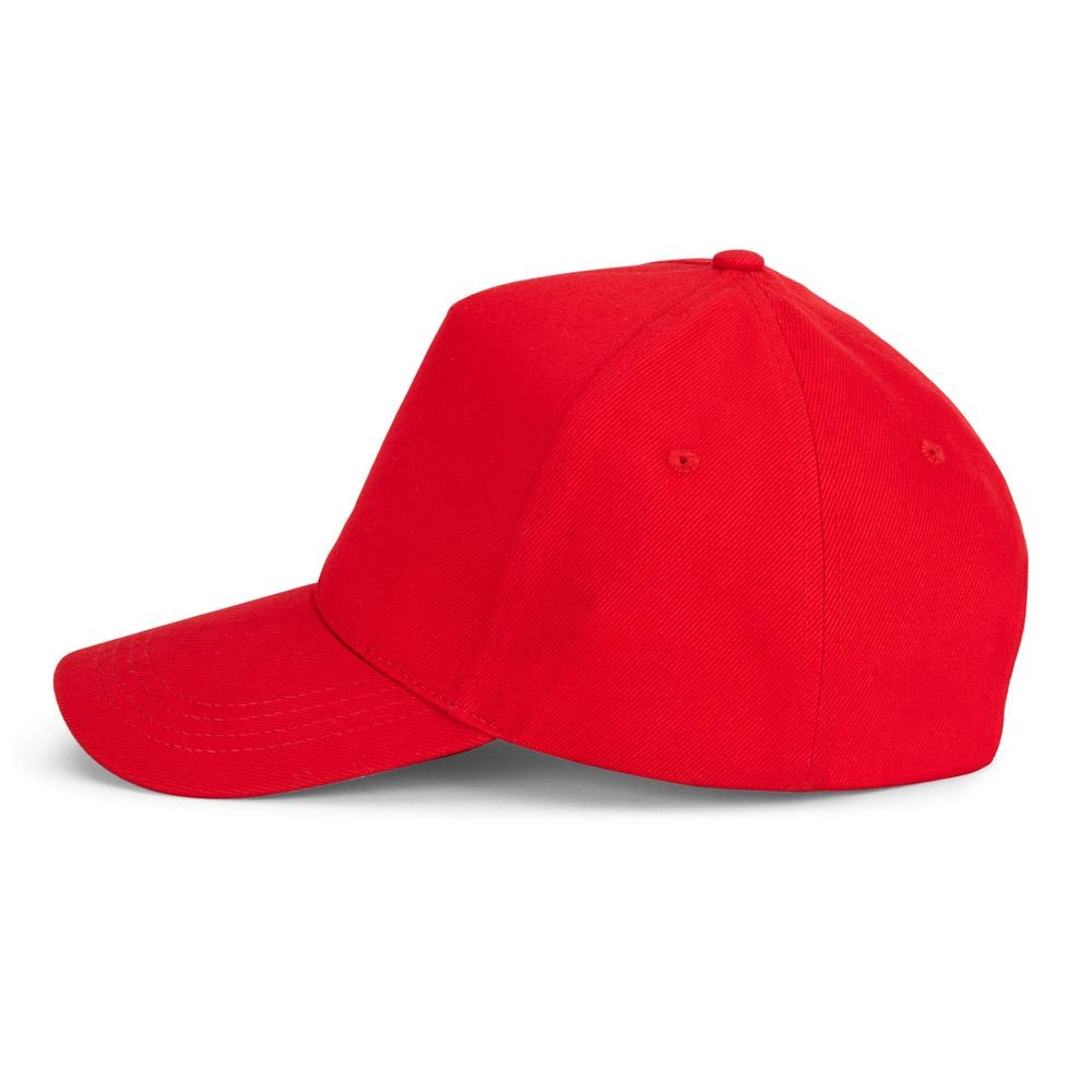 Șapcă bumbac 100% Ashton, 5 panouri, 260 g/m² Roșu