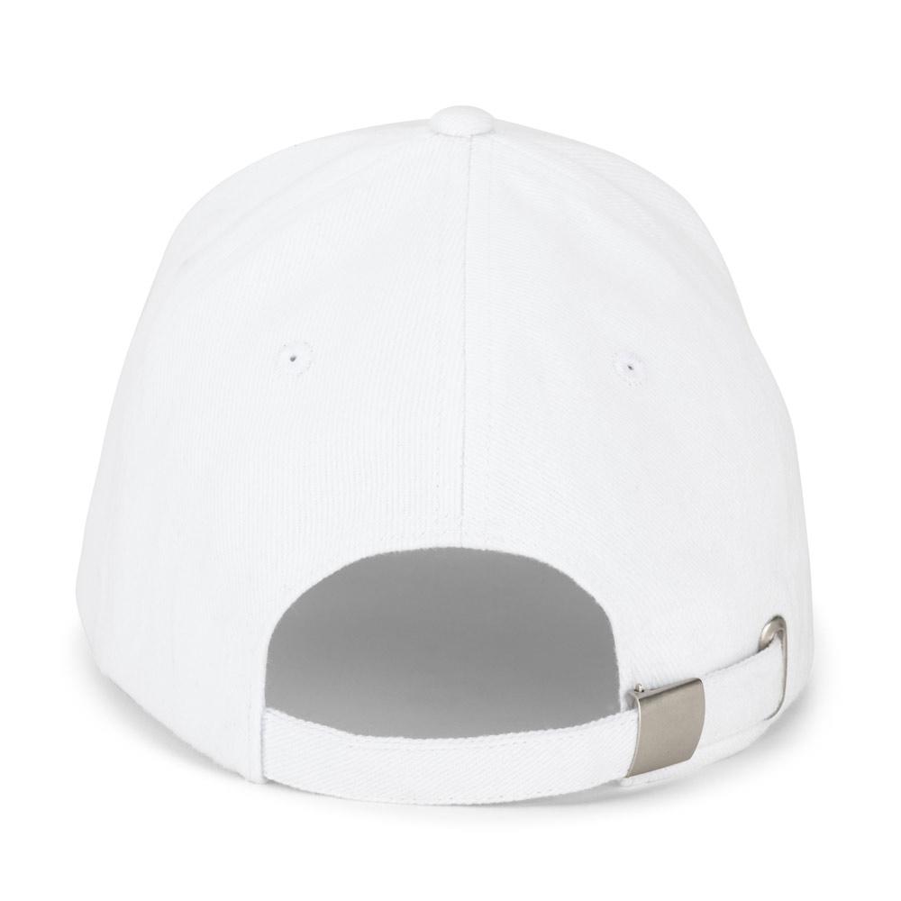 Șapcă bumbac 100% Ashton, 5 panouri, 260 g/m² Alb