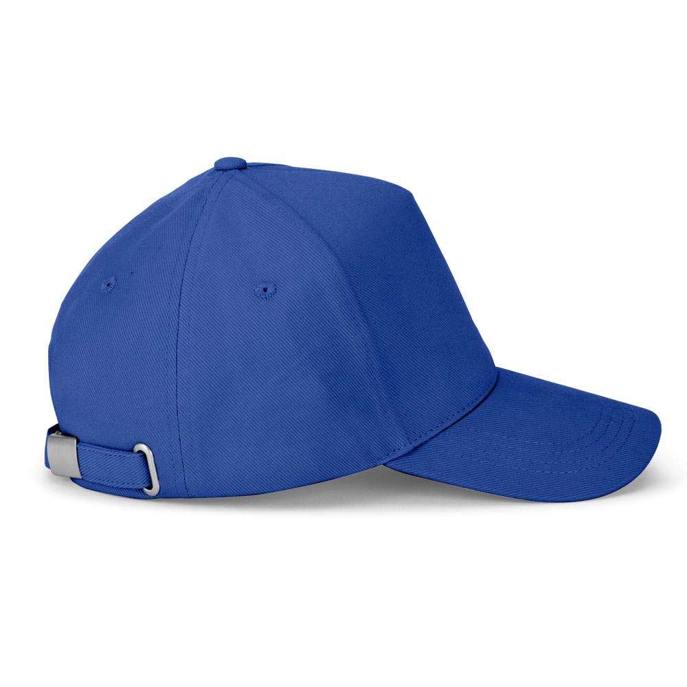 Șapcă bumbac 100% Ashton, 5 panouri, 260 g/m² Albastru Royal