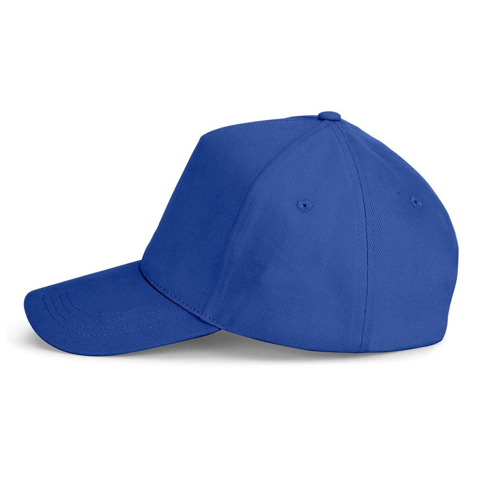 Șapcă bumbac 100% Ashton, 5 panouri, 260 g/m² Albastru Royal