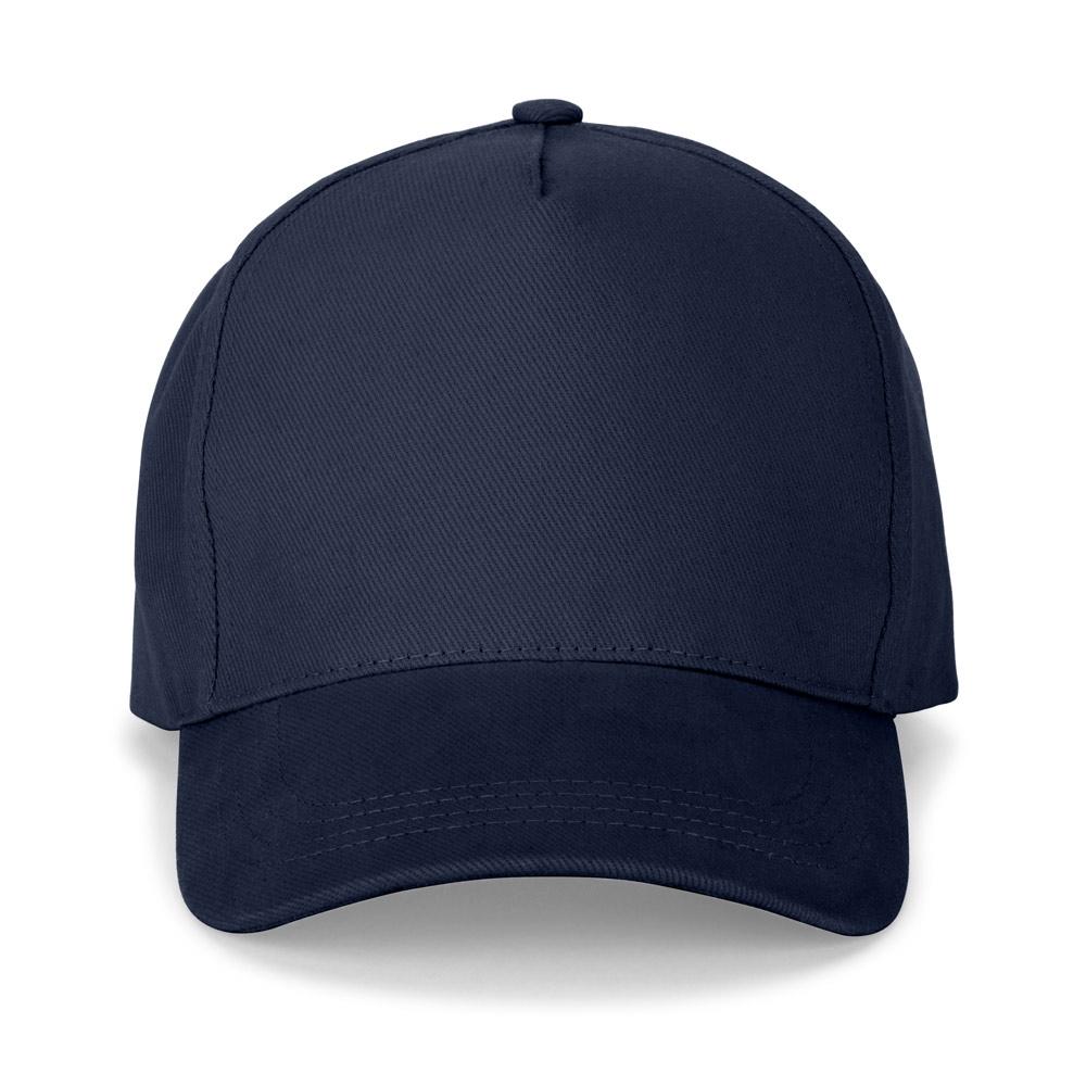 Șapcă bumbac 100% Ashton, 5 panouri, 260 g/m² Albastru marin